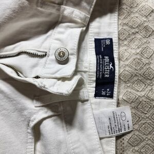 Hollister White Jeans 24 X 30 Hi Waist Super Skinny